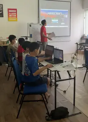 Advaspire student concentration in learning minecraft