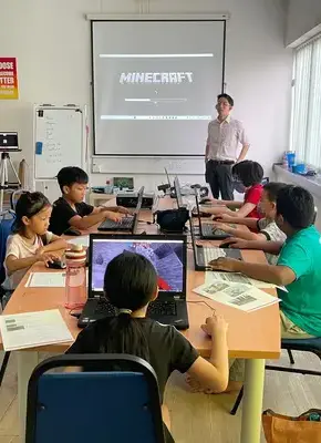 Minecraft class at Advaspire