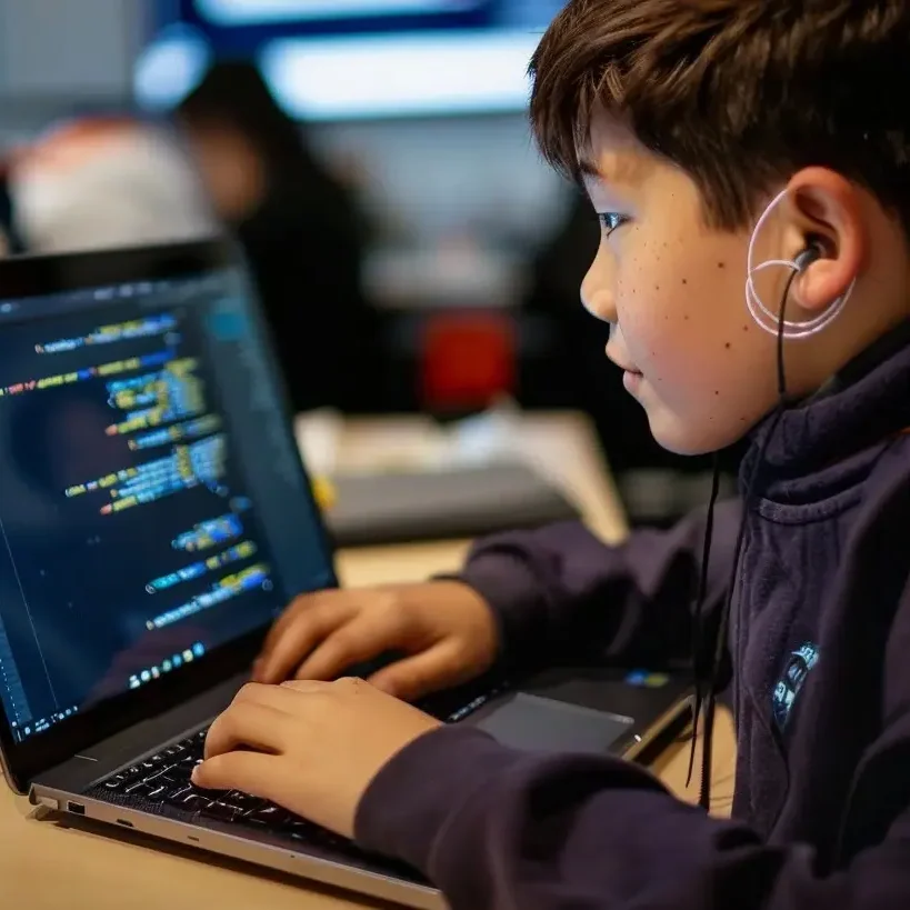 Boy coding on laptop e1725776104918