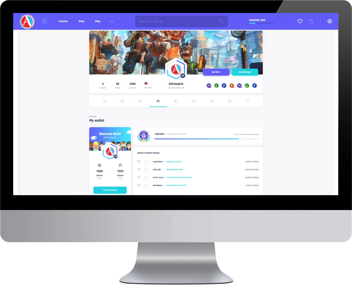 Coding websites for kids for progress tracking, reward, communication and more