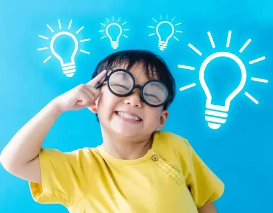Kid thinking