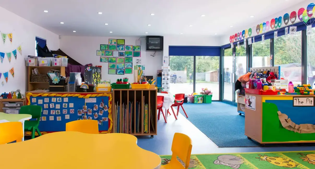 Well lit school space